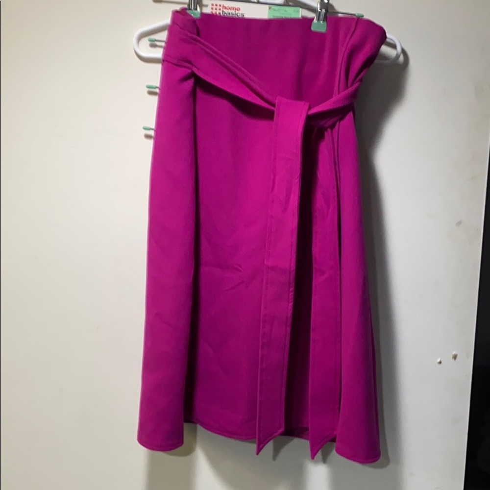 COPY - AT pink A line skirt with belt